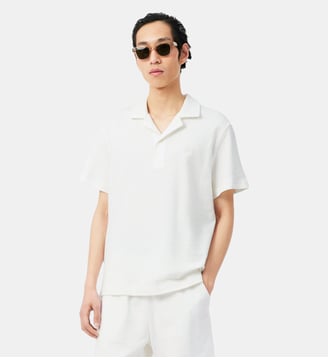 Polo Texturé classic fit - Lacoste - Blanc