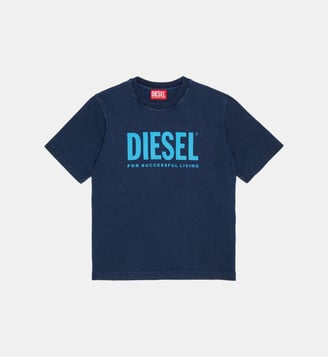 T-shirt avec logo - Diesel Kids - Bleu
