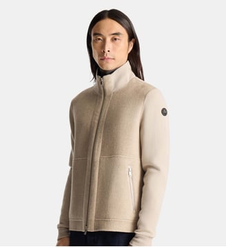 Veste thernis col montant coupe regular - Fusalp - Atmo chiné et shark