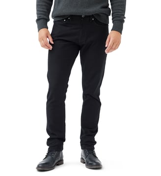 Jean droit en coton stretch Motion 2 - Rodd & Gunn - Onyx