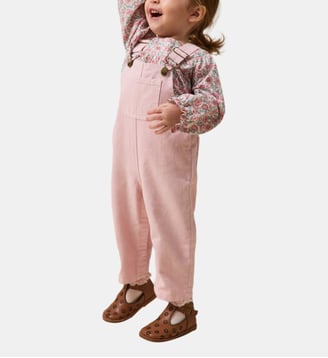 Salopette en twill - Cyrillus - Rose tendre