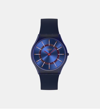 Montre Essentials Bleu SS08N117 - Swatch - Violet