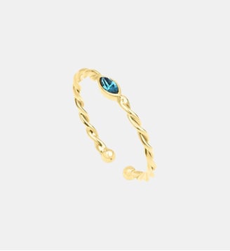 Bague plaqué or - twist Caroline Najman