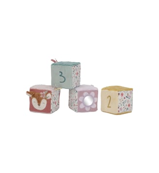 Lot de 4 cubes doux - Fairy Garden - Little Dutch - Multicolore