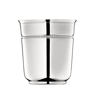 Timbale en métal argenté - PERLES - Christofle - Argent