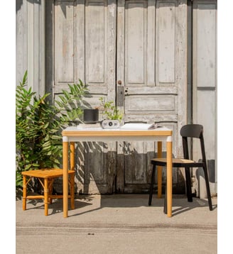 Table à manger modulable Karla N°1223- Produit chiné - Debongout - Bois clair