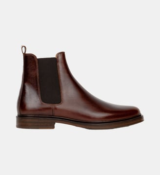 Bottines chelsea Nolan en cuir - Bobbies - Café
