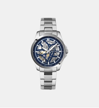 Montre automatique Skeletom Argenté, Bleu 304G161 - Pierre Lannier - Argenté