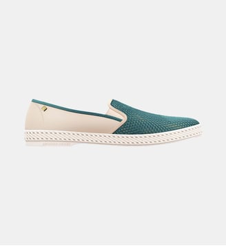 Espadrilles Leisure - Rivieras - Beige, bleu et slate bleue
