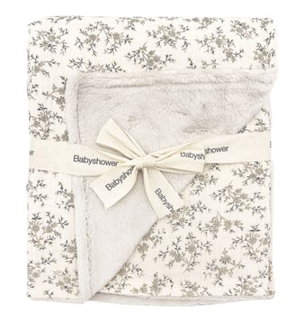 Couverture polaire - Babyshower - Écru