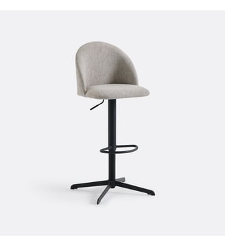 Chaise de bar réglable en hauteur Nordie - La Redoute Interieurs - Beige chiné