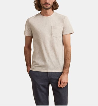 T-shirt coton OLONNE - Faguo - Écru