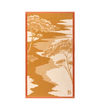 Serviette de plage  en coton - Yves Delorme - Sable