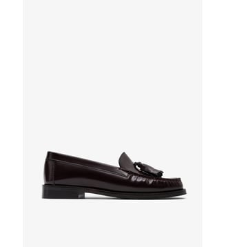 Berkeley - Mocassins En Cuir Brossé Bordeaux - Parallèle - Bordeaux