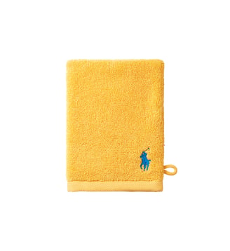 Gant de toilette  en coton - Ralph Lauren Home - Jaune