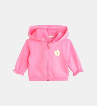 Cardigan à capuche en molleton - Billieblush - Rose