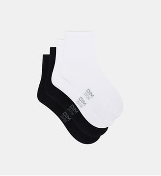 Lot de 2 Paires de Socquettes Modal - Dim - Multicolore