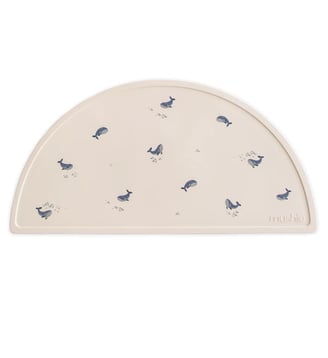 Set de table en silicone - Mushie - Bleu