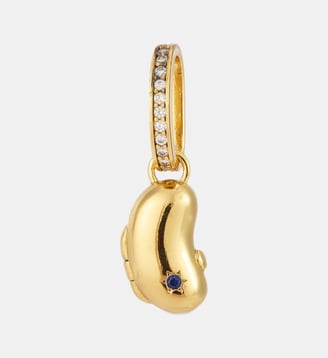 Pendentif Haricot magique doré, Miracle de la vie - Les Néréides - Doré
