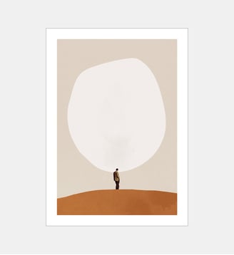 Poster   Overthinking - Maarten Léon - PSTR Studio - Poster & Frame - Multicolore