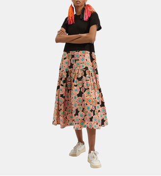 Robe Gemini Crazy Daisy Black - La DoubleJ - Noir