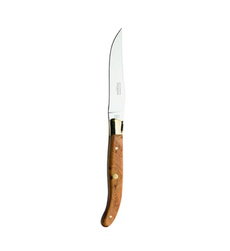 Couteau à Steak Bois D'olivier - Laguiole - Degrenne - Brun