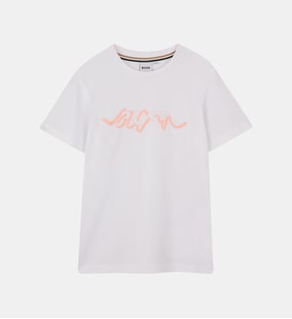 Tee-shirt manches courtes - BOSS Kidswear - Blanc