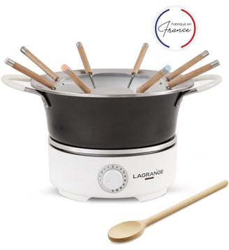 Fondue prestige charbon - Lagrange - Noir et blanc