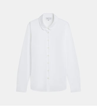 chemise en coton - Agnès b. - Blanc
