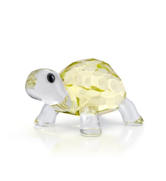 Idyllia Bébé Tortue - Swarovski - Jaune