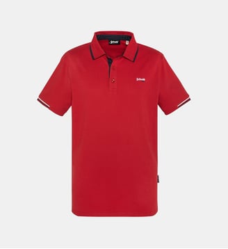 Polo rétro - Schott - Rouge