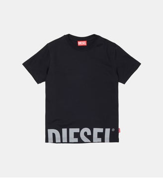 T-shirt avec logo - Diesel Kids - Noir