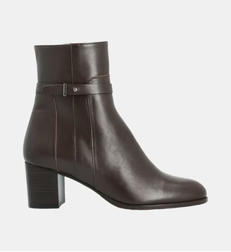 Boots turin - cuir lisse - Manfield - Marron