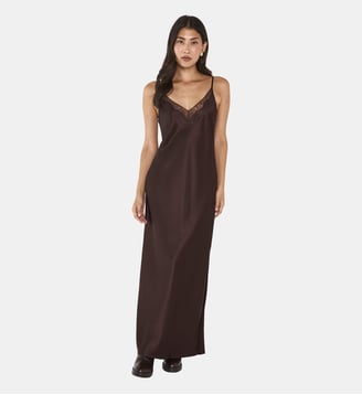 Robe Satinée Droite Reflet Maison 123