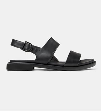 Sandales Edy Cuir - Camper - Noir