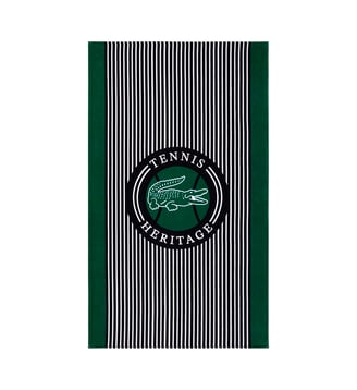 Serviette de plage  en coton - Lacoste Home - Vert