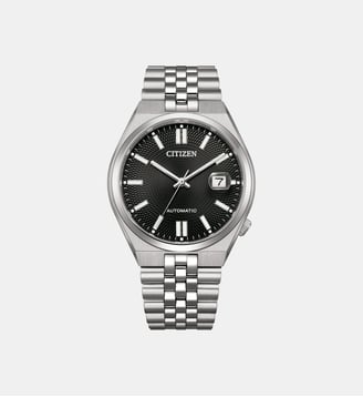 Montre automatique Tsuyosa Noir NK0020-55E - Citizen - Argenté
