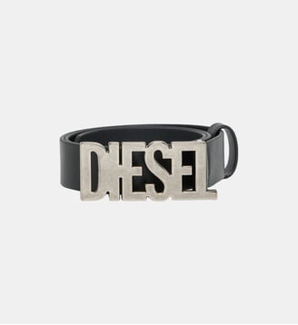 Ceinture avec logo en métal Diesel Kids