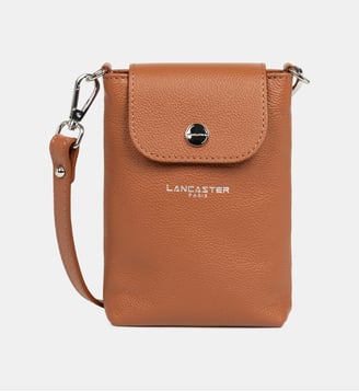 Pochette smartphone Milano Bao en cuir - Lancaster - Camel
