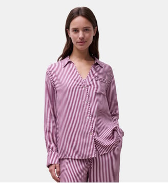 Chemise manches longues - Chantelle - Cherry stripes