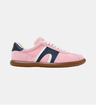 Baskets Pelotas Soller cuir - Camper - Rose moyen