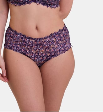 Culotte Arum Mosaic - Sans Complexe - Imprimé graphic mûre