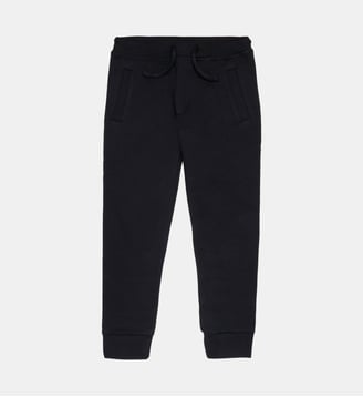 Pantalon de jogging en polaire avec logo ICON - Dsquared2 - Noir