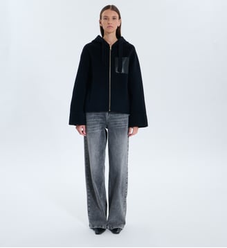 Manteau Mago Nocturne - Zapa - Bleu marine