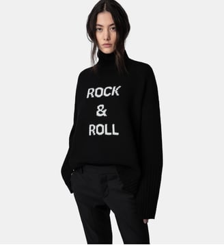 Pull Alma 100% Laine Mérinos - Zadig&Voltaire - Noir