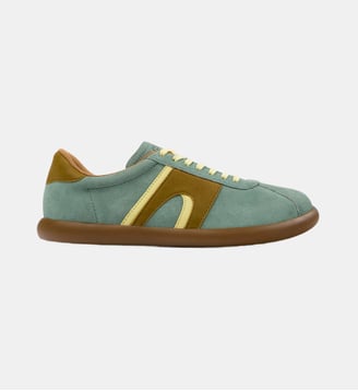 Baskets Pelotas Soller cuir - Camper - Vert moyen