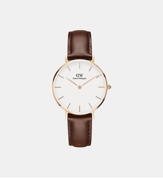 Montre Petite Blanc DW00100175 - Daniel Wellington - Doré rosé