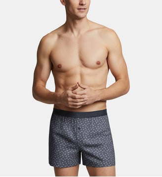Boxershort avec boutons d'homme en Lyocell - Impetus - Gris