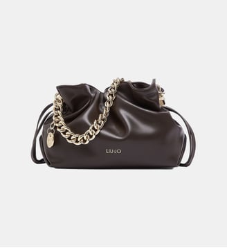 Sac porté épaule Riccy format petit - Liu Jo - Marron foncé