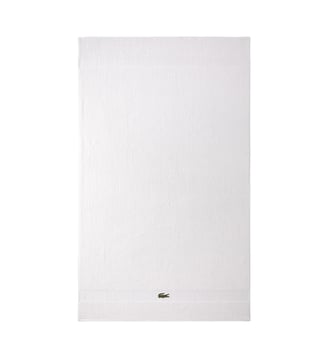 Serviette de bain  en coton - Lacoste Home - Blanc